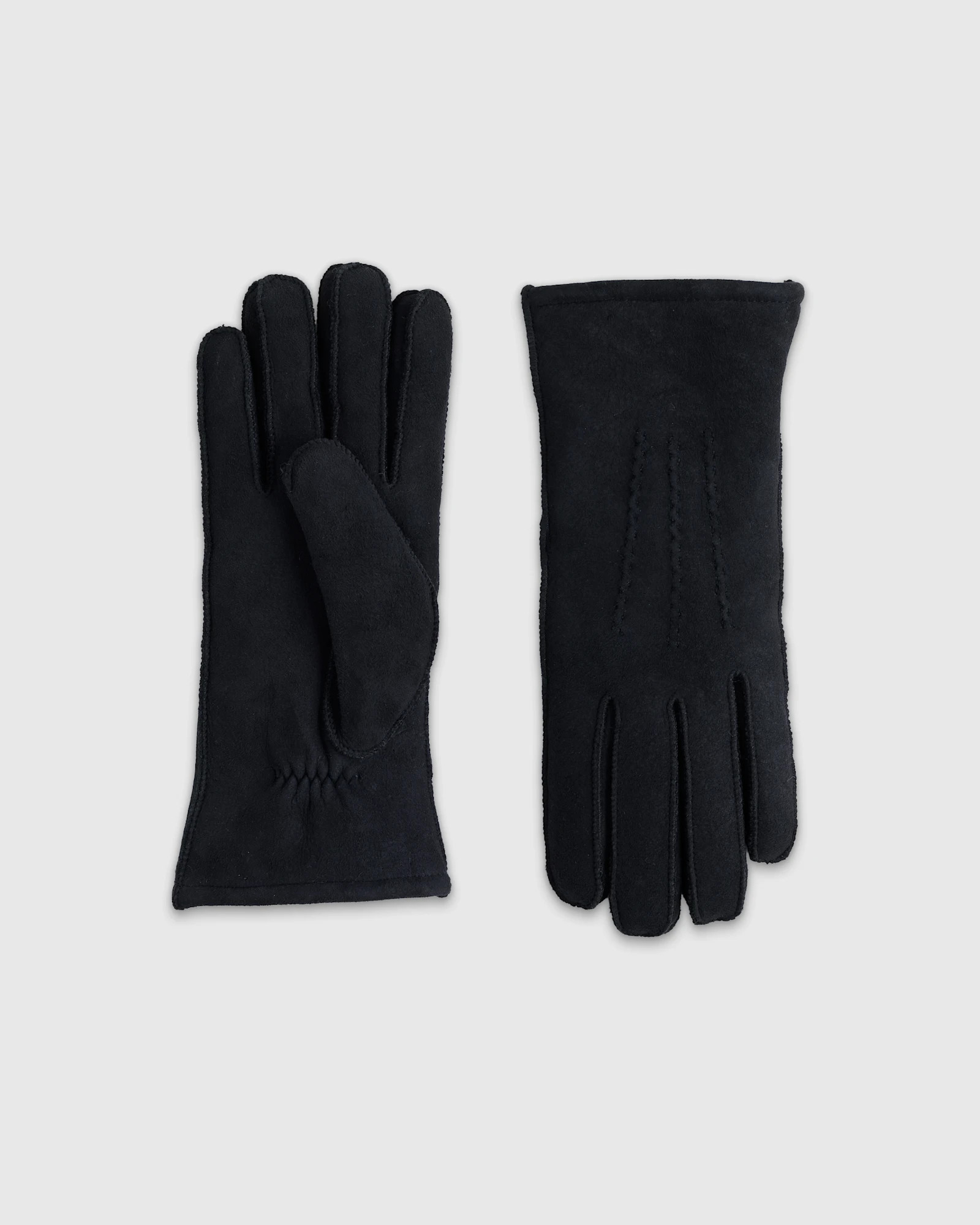 100% Australian Shearling Gloves in Black | Quince