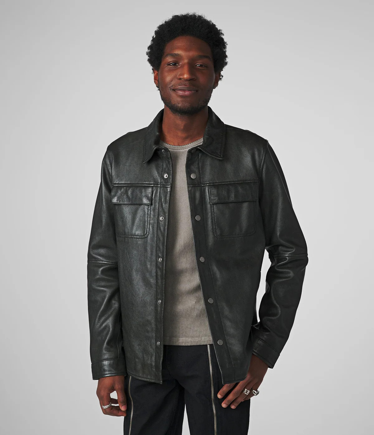 Haze Shirt Jacket | Wilsons Leather
