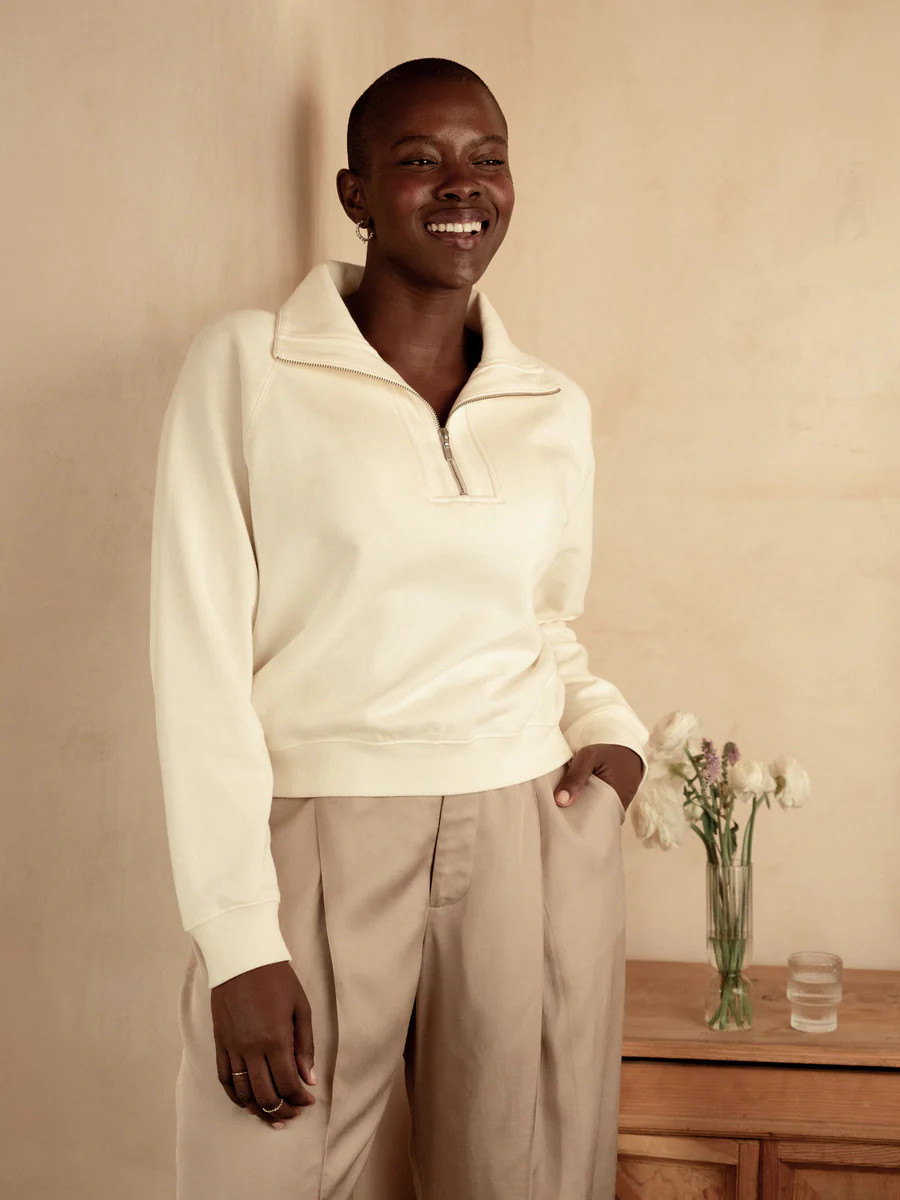 Waterfront Zip Sweater | Darling