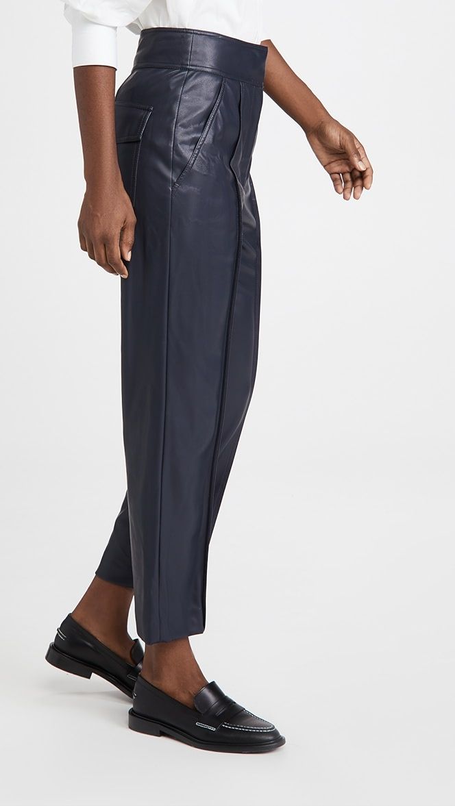 Vegan Leather Stovepipe Pants | Shopbop