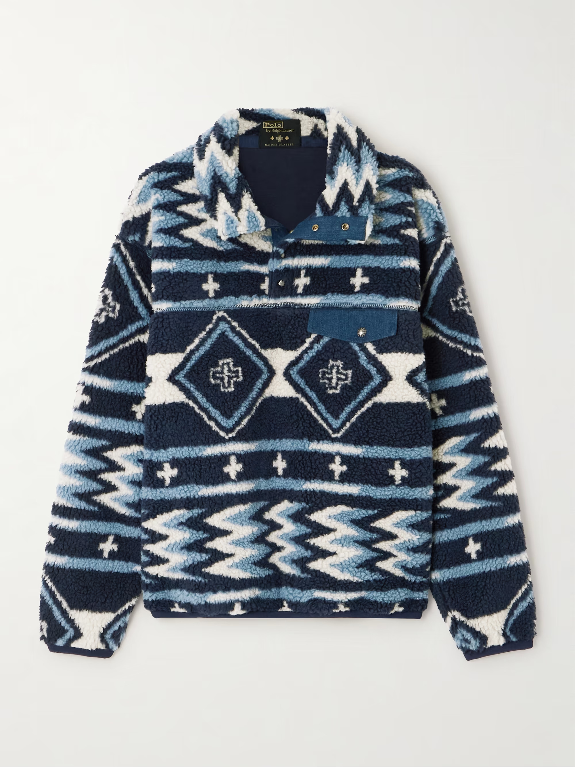 Polo Ralph Lauren's sweatshirt is made in collaboration with Naiomi Glasses, a seventh-generation... | NET-A-PORTER (UK & EU)