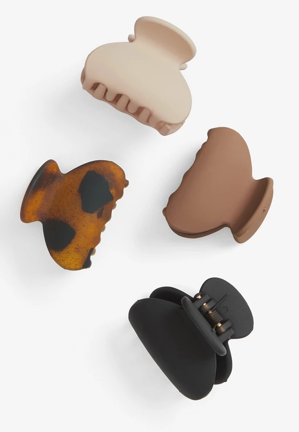 4 Pack Mini Matte Claw Hair Clips | Maurices