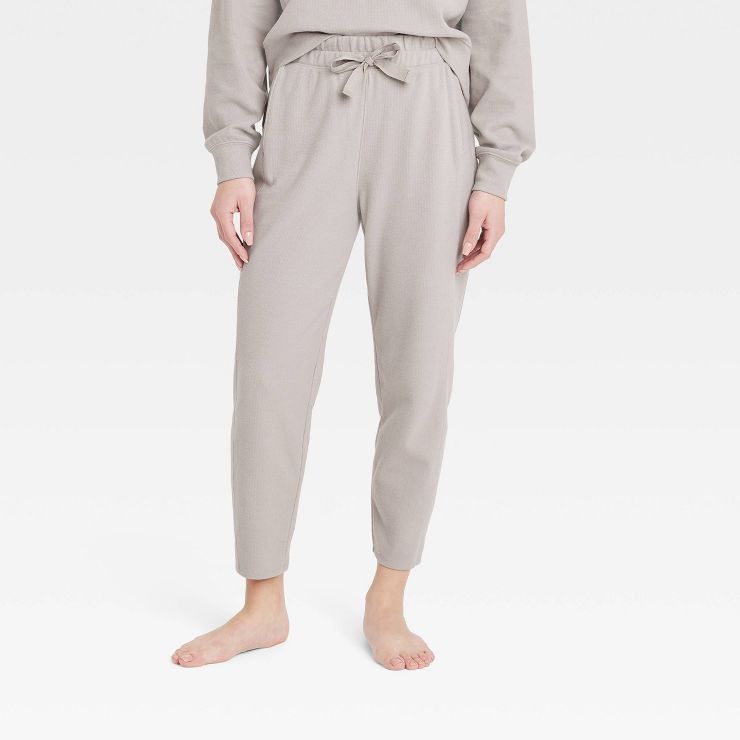 Women's Cozy Rib Straight Pants - All in Motion™ | Target