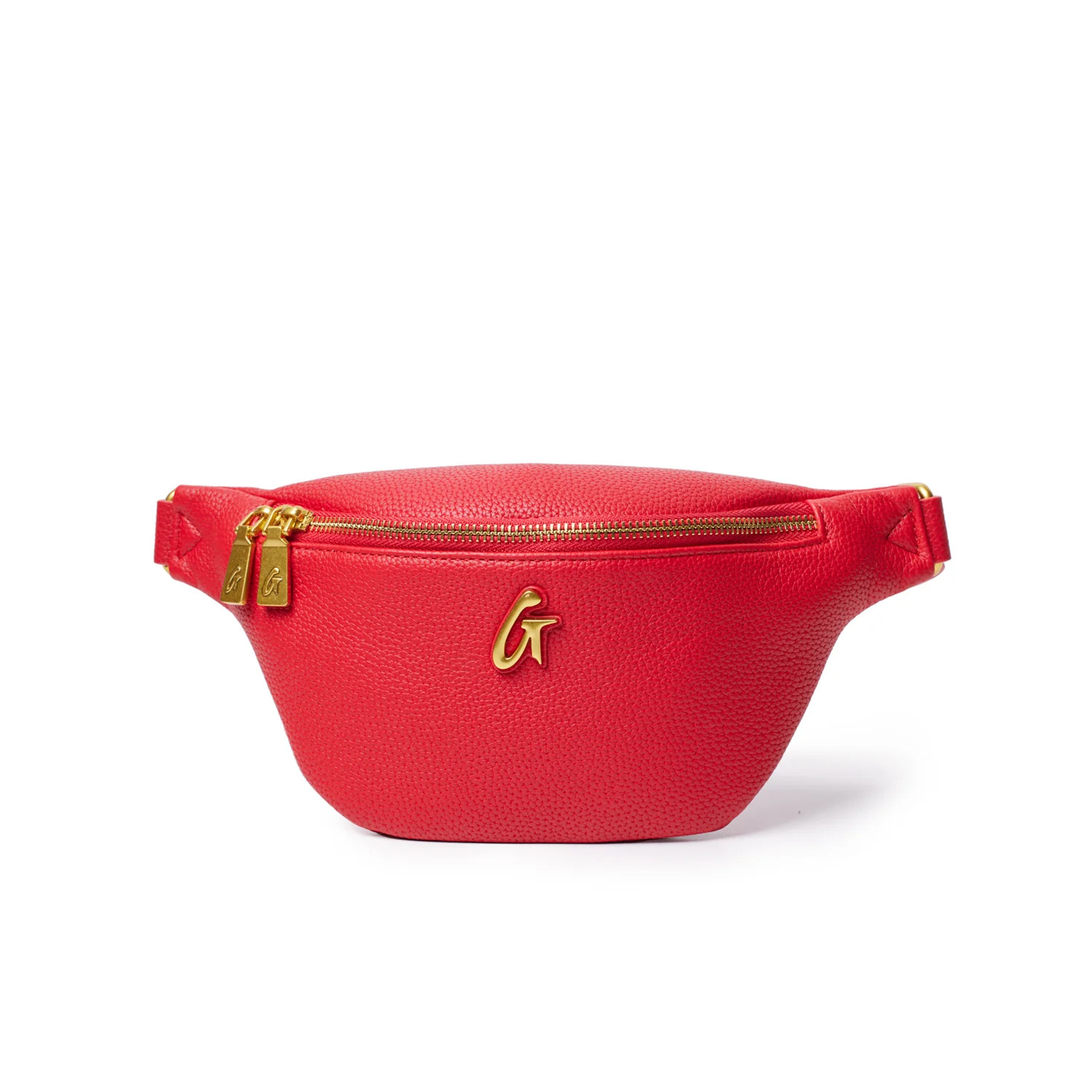 MINI PEBBLE FANNY PACK - RED | Glam-Aholic Lifestyle