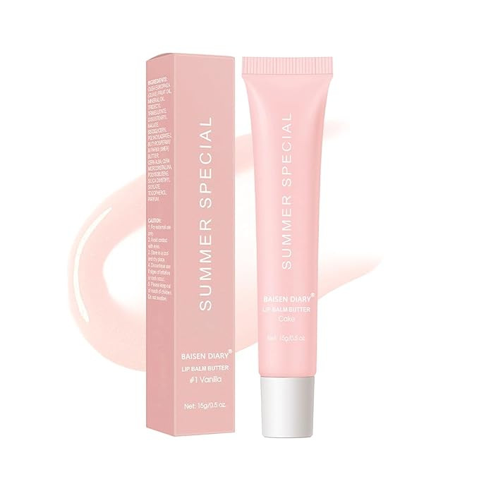 BAISEN DIARY Summer Special Lip Butter Balm - Ultra-Hydrating, Nourishing Lip Care with Natural I... | Amazon (US)