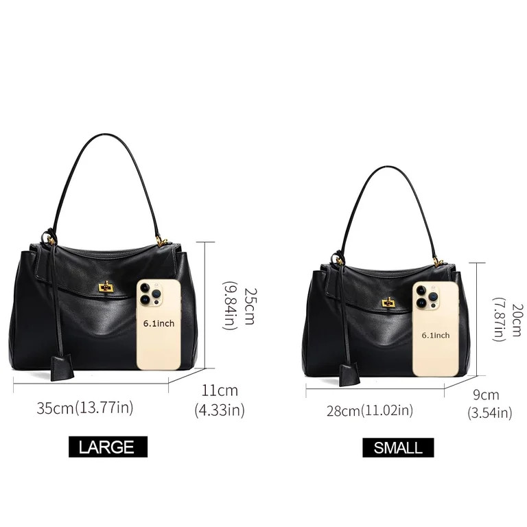 Soft Genuine Leather Rodeo Women's Bag Large Capacity Handbag Underarm Bag Casual Lazy Bag Niche ... | Walmart (US)