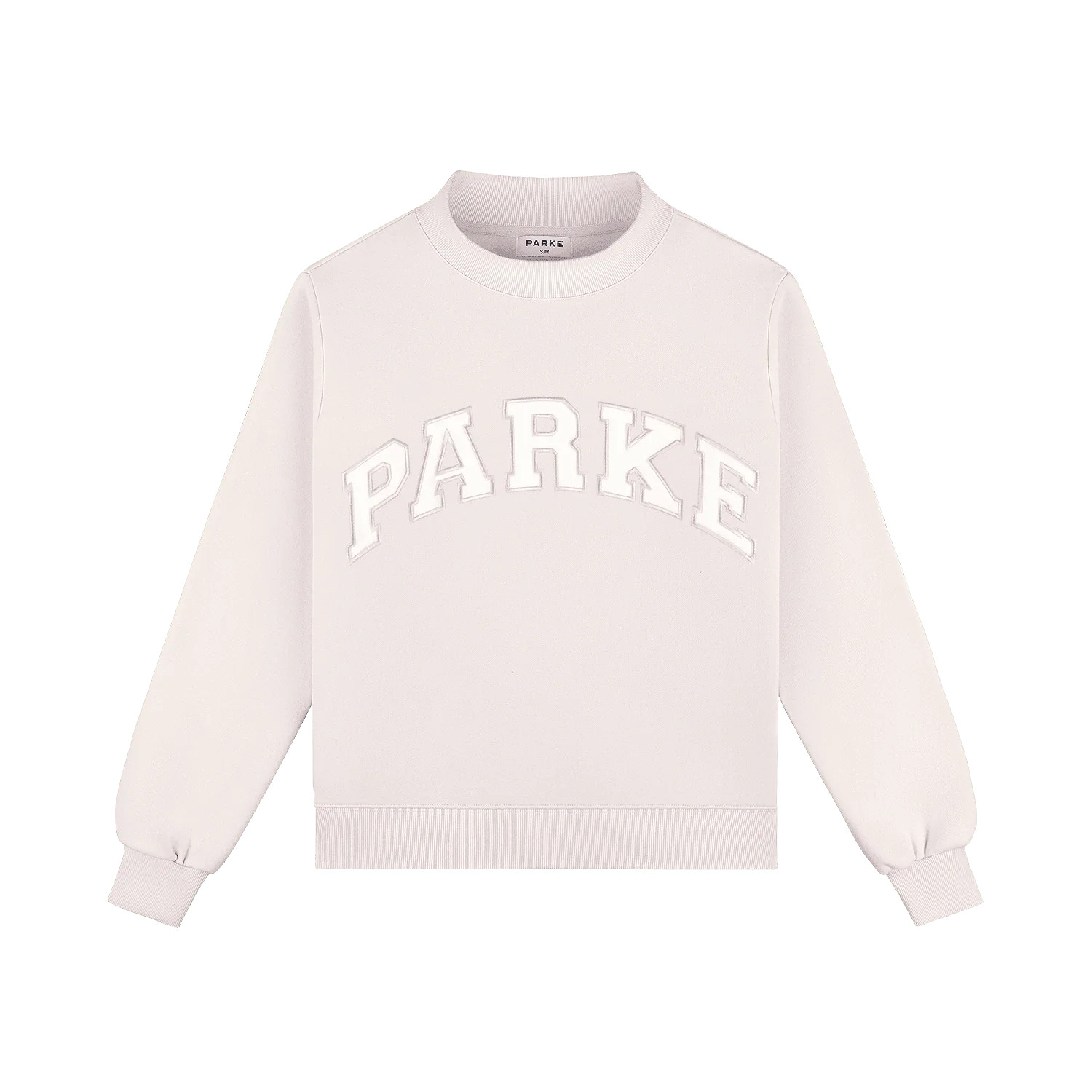 Varsity Mockneck - Lilac + White | Parke