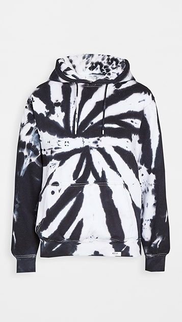 Black Tie Dye Hoodie | Shopbop