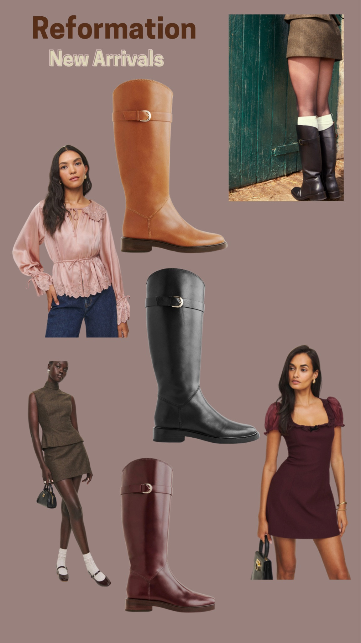 New reformation these boots are insane 😍😍😍

#LTKSeasonal #LTKShoeCrush #LTKStyleTip