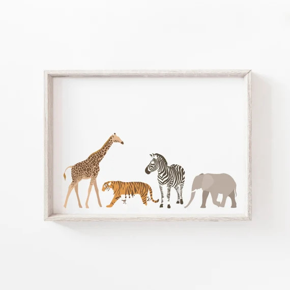 Kid's Animal Print  Boys Bedroom Prints  Home Prints  | Etsy | Etsy (US)