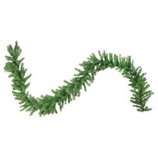 100 ft. x 12 in. Commercial Length Unlit Canadian Pine Artificial Christmas Garland | The Home Depot