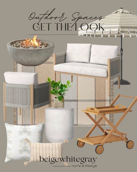 Outdoor living and the prettiest accessories form target. From the fire pit, to heb outdoor bar cart, and rug, woven outdoor furniture it’s all gorgeous.

#LTKhome #LTKFind #LTKSeasonal