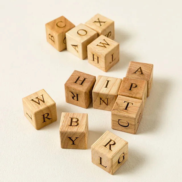 Woodle Crossword Dice Game | UncommonGoods