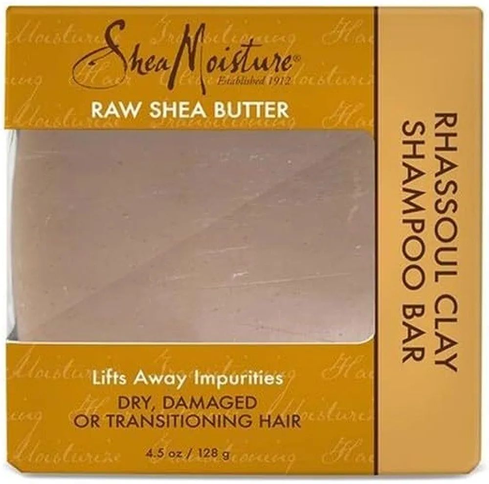 SheaMoisture Raw Shea Butter Clay Shampoo Bar 4.5 Oz Cleanser, 4.5 Ounce | Amazon (US)