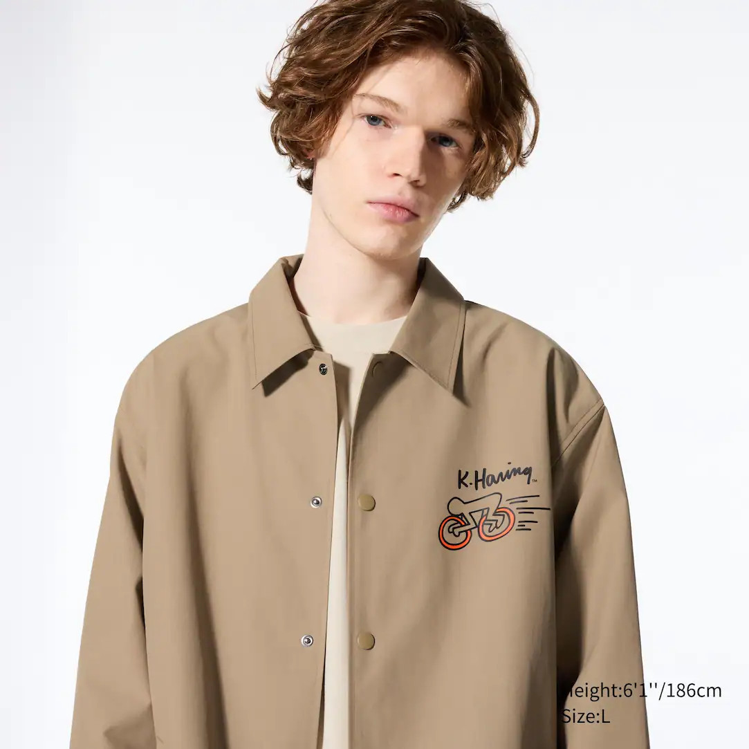 UT Graphic Coach Jacket (Keith Haring) | UNIQLO (UK)