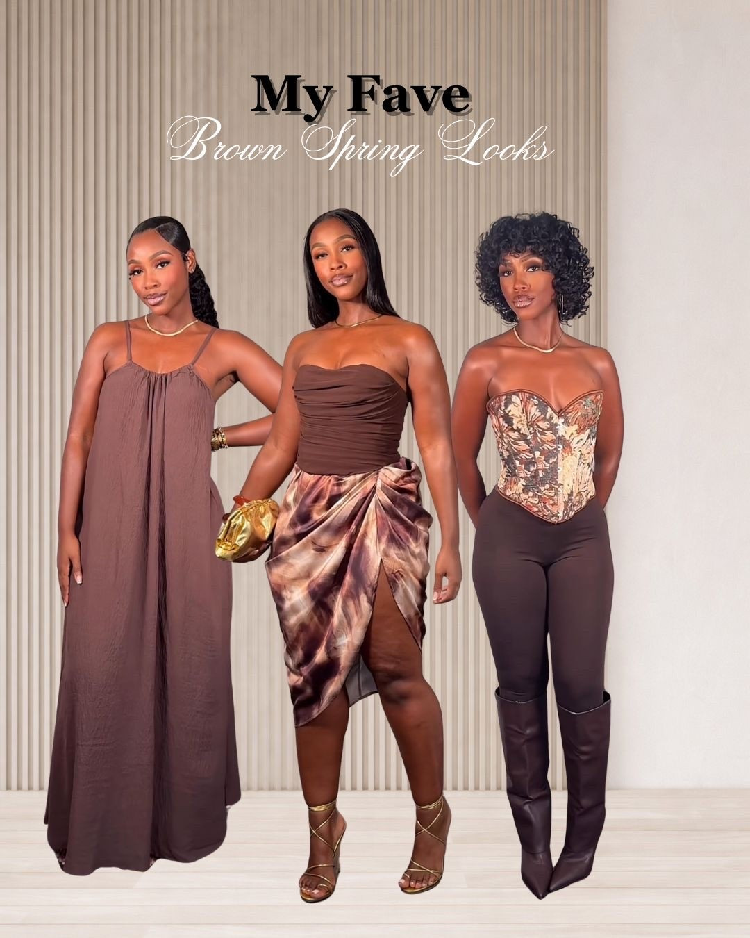 Effortless, elevated, and always a good idea. This brown looks are so 🔥. It’s giving date night, roof tops, and girls’ night out all in one. 🤎

#LTKStyleTip #DateNightStyle #LTKFashion