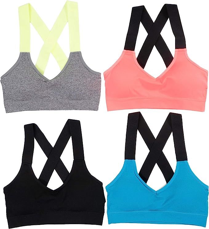 Alyce Athletics Womens Sports Bra, Pack of 4 | Amazon (US)