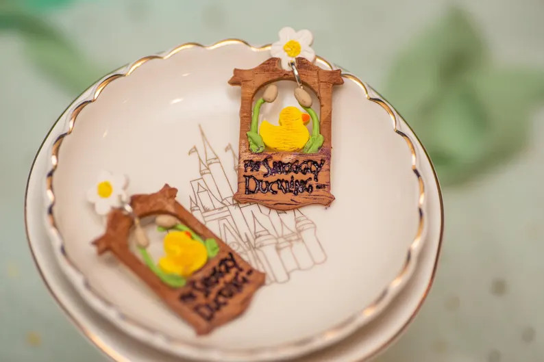 Snuggly Duckling- Earrings - Etsy | Etsy (US)