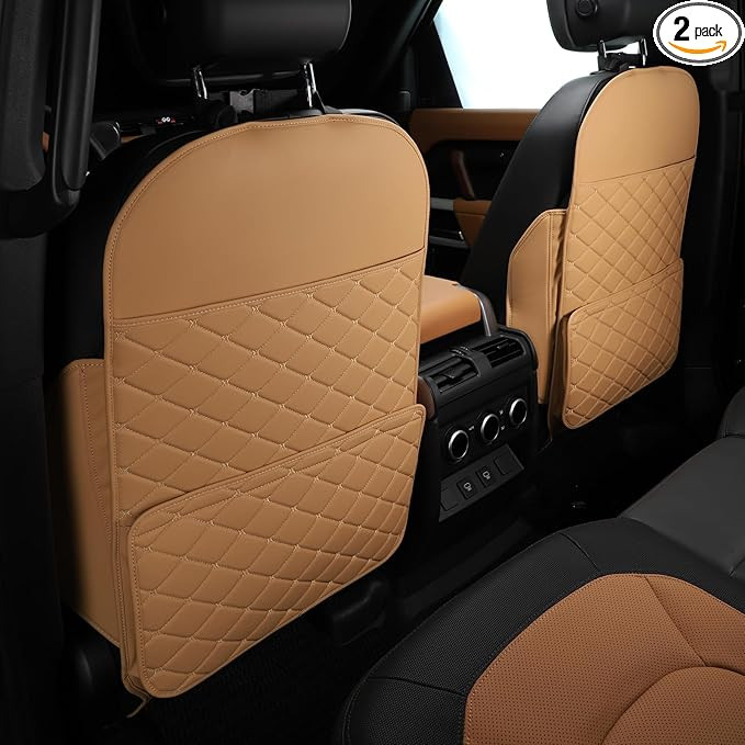 Kick Mats Back Seat Protector + Large Capacity Pocket Storage Organizer,Preventing the Impact of ... | Amazon (US)