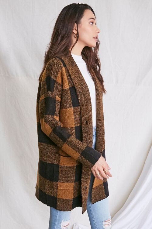 Buffalo Plaid Cardigan Sweater | Forever 21 (US)