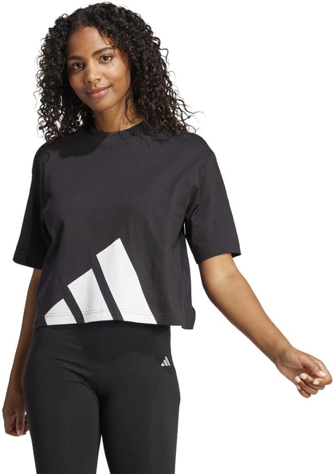 adidas Women's Essentials Big Logo Boyfriend T-Shirt | Amazon (US)