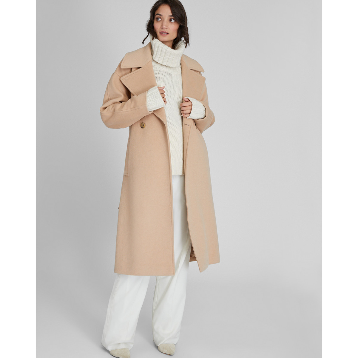 Tie Waist Wrap Coat | Club Monaco (Global)