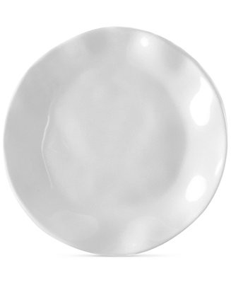 Ruffle White Melamine Appetizer Plates, Set of 4 | Macy's