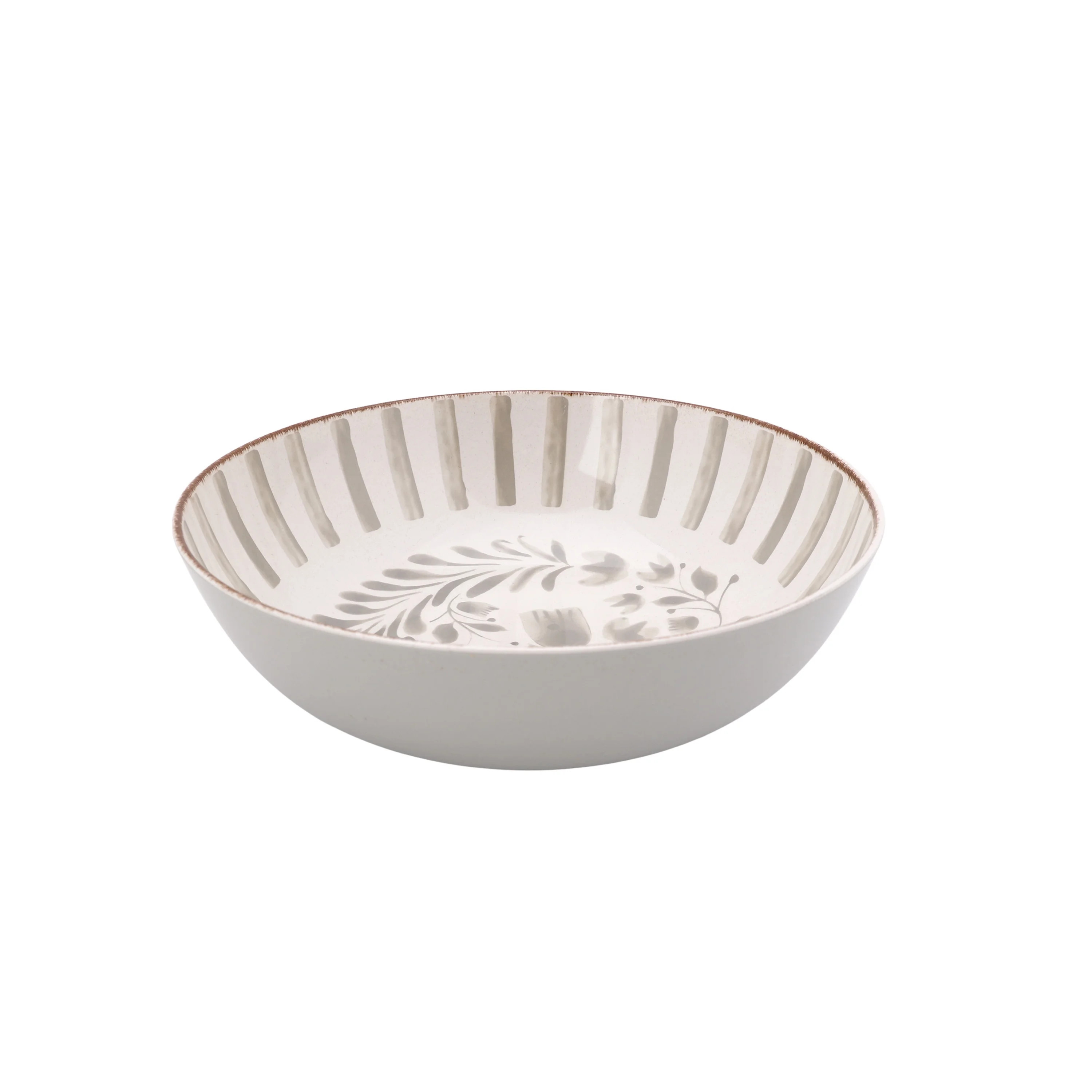 Better Homes & Gardens 12-inch Bamboo Melamine Serve Bowl, Grey | Walmart (US)