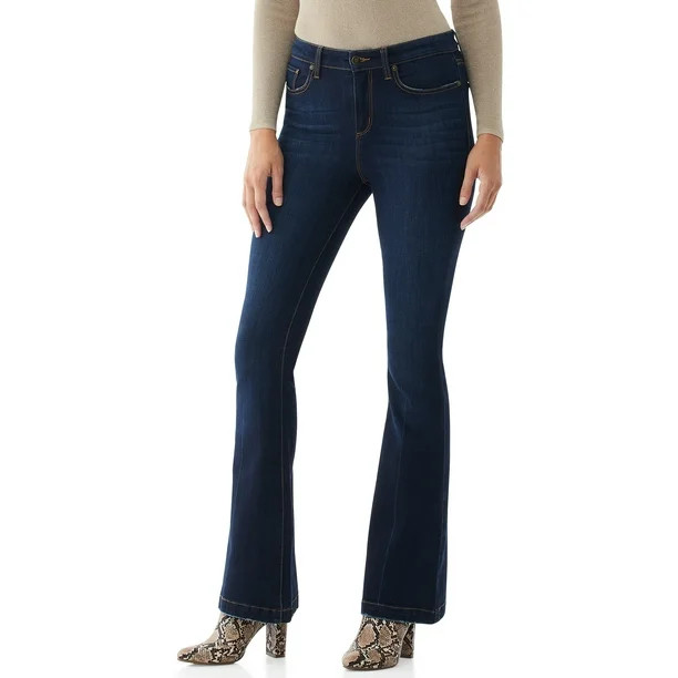 Scoop Women's High-Rise Flare Jeans | Walmart (US)