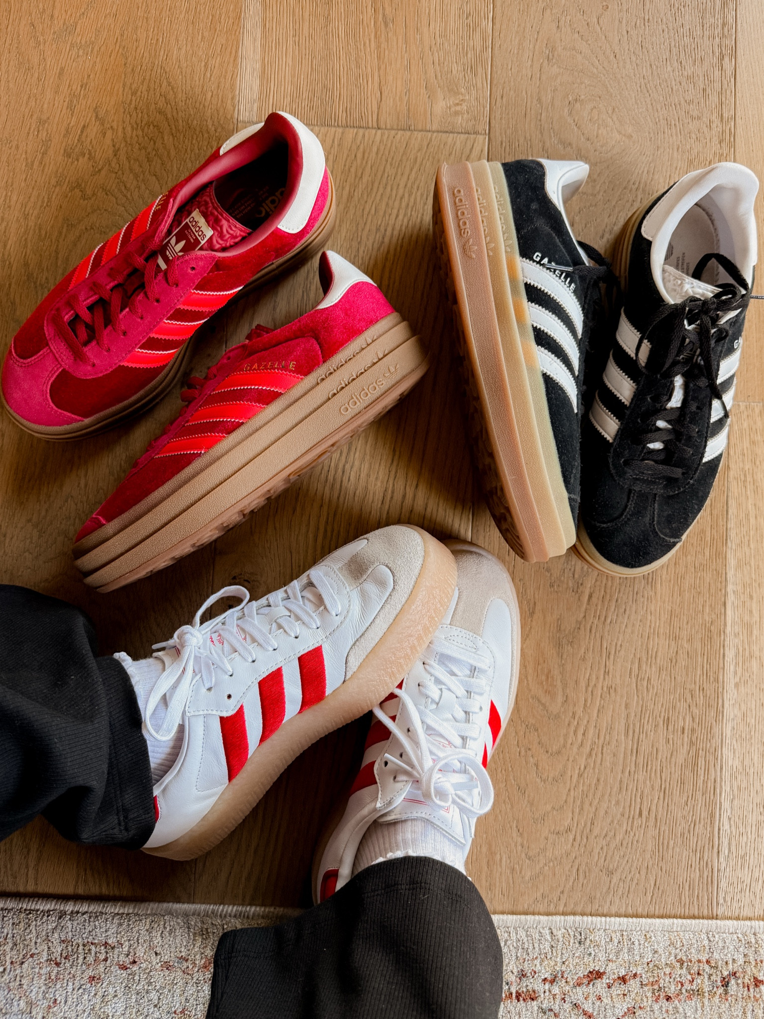 adidas Gazelles & Sambe
Both fit true to size!


#LTKFindsUnder100 #LTKGiftGuide #LTKStyleTip