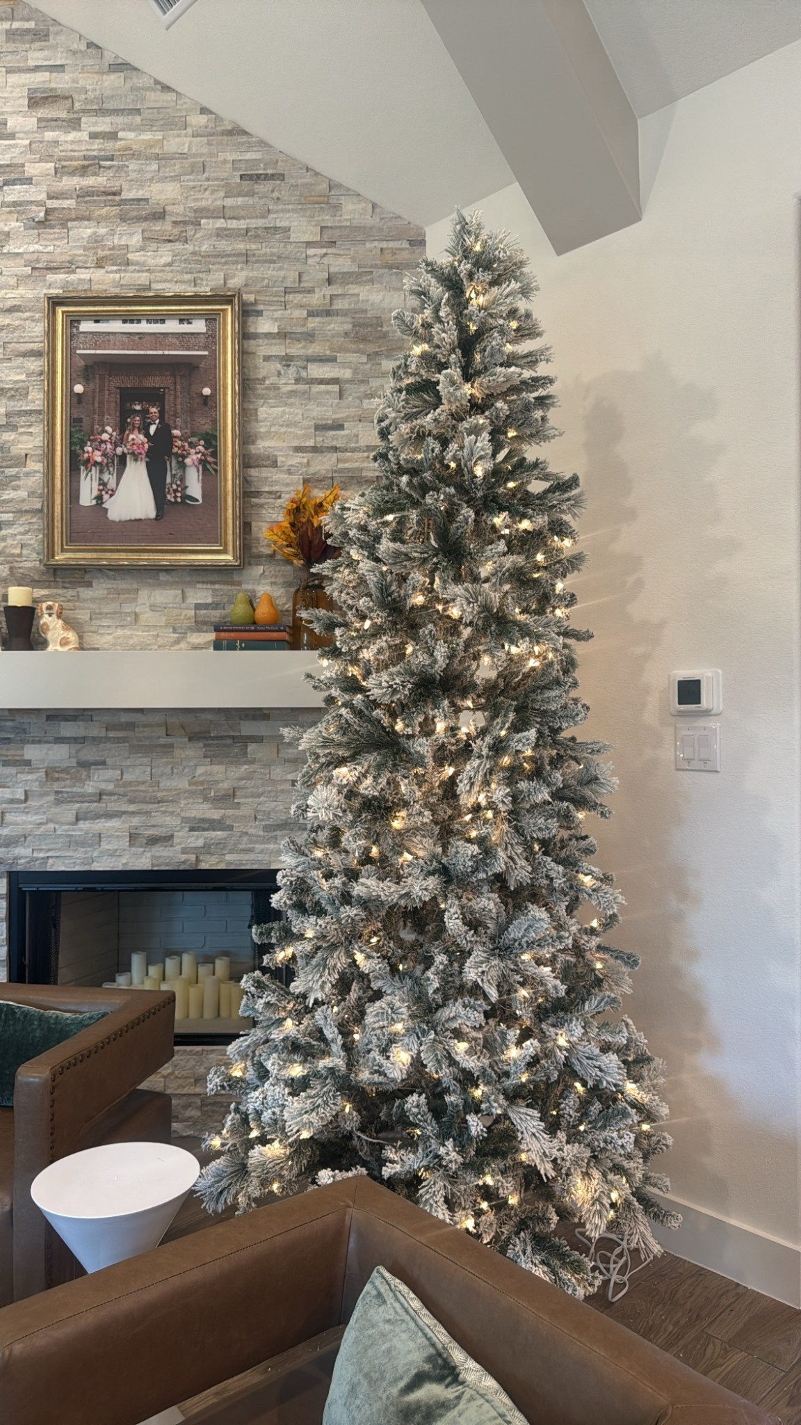 Excited about our 9 foot pre-lit flocked Christmas tree!! I can’t believe I got this tree on sale from Belk for under $200!! So happy with it. Can’t wait to decorate her

#LTKSaleAlert #LTKHome #LTKSeasonal