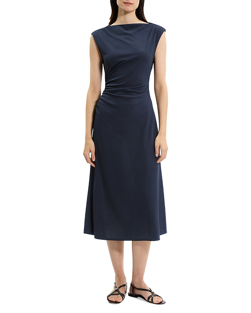 Theory Boat Neck Midi Dress | Bloomingdale's (US)