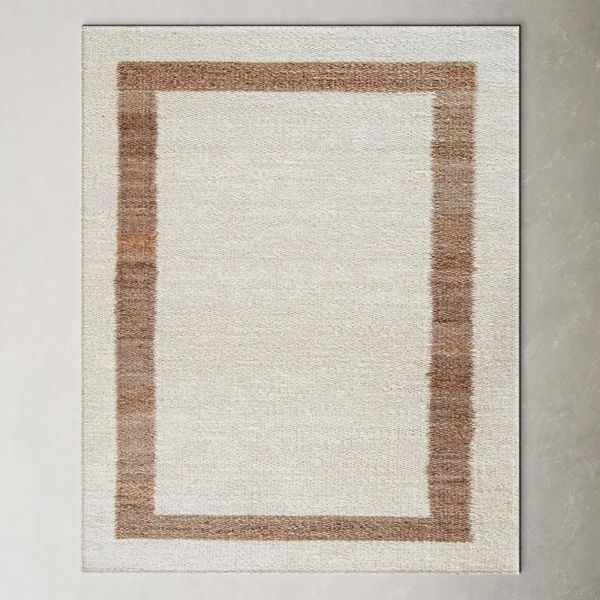 Kenwood Handmade Jute/Sisal Ivory/Tan Rug | Wayfair North America