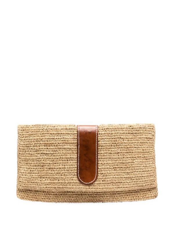 Belizi straw clutch bag | Farfetch Global
