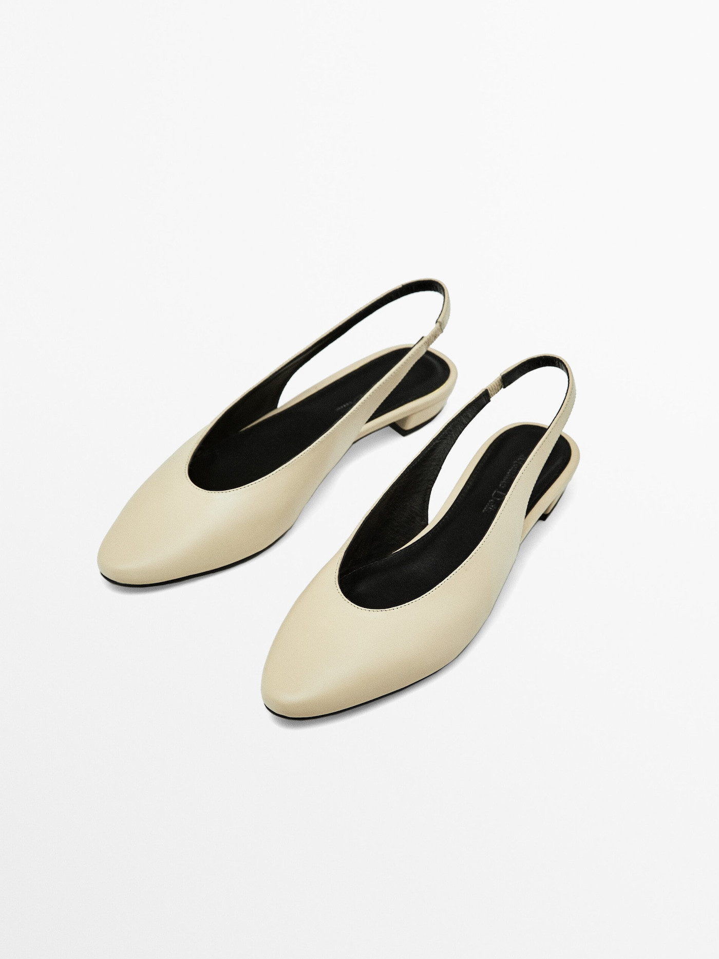 Ballerina mit offener Ferse | Massimo Dutti DE