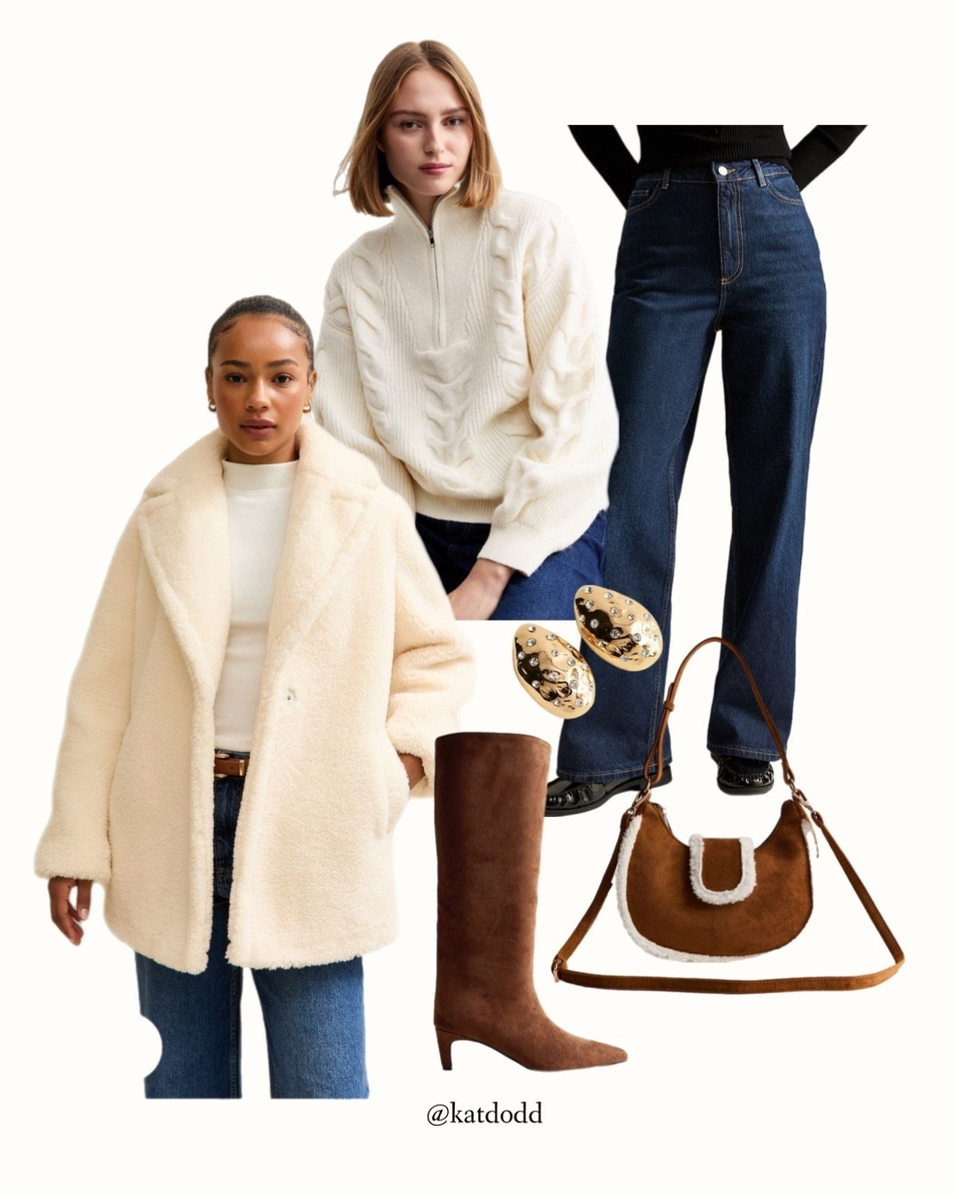 NEW LOOK 25% OFF! Use code GEP-H9EW-9ECX-1986 for 25% off and free delivery🥰!!! Until 8th nov

Christmas markets outfit 🤍🫶🏼

I’m really shocked by the gorgeous things new look have at the moment! This coat is GORGEOUS and the earrings and bag and boots!! And I can confirm new look has the comfiest shoes!!!🤍🤍🤍


New look Christmas markets outfit shopping day girls day cable knit jumper jeans brown faux suede boots Borg trimmed bag gold oval earrings 

#LTKwinter #LTKautumn #LTKuk