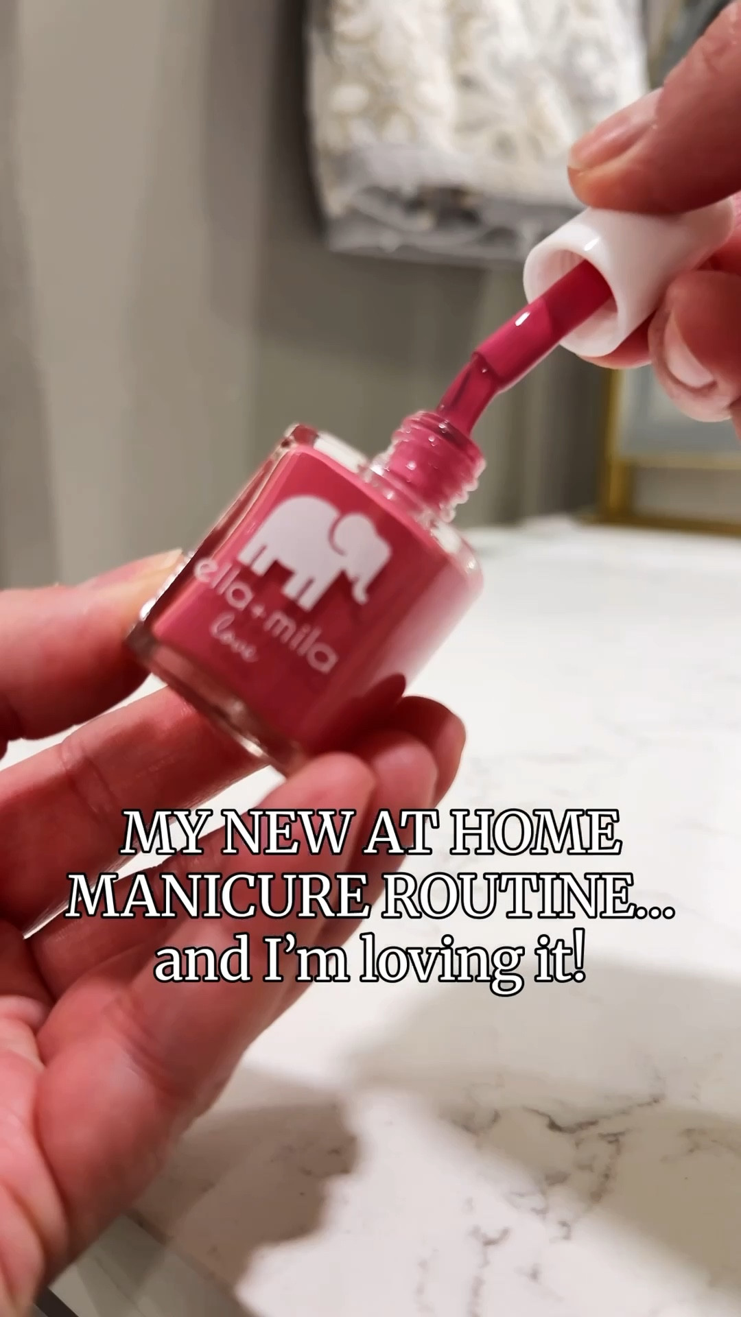  At-Home Manicure Reset with Ella + Mila 💅✨

I’m taking a break from dipped nails and have been loving this Ella + Mila nail care routine for easy, healthy at-home manicures. 

The process is simple, the colors are beautiful, and everything dries quickly — which is a win in my book.

My routine:
• Start with All About That Base Coat to smooth and protect
• Apply one of their gorgeous, easy-to-apply polish shades
• Seal it in with the In A Rush Top Coat for a quick-dry shine
• Finish with Jet Set Spray to speed things up even more

For removal, the Soy Nail Polish Remover has been a game changer — gentle, effective, and perfect for keeping my nails healthy at home.

I chose Berry Much in Love and On the Runway, but there are so many stunning winter shades available — rich browns, deep blues, soft grays, and moody greens. 

This whole routine has made doing my nails at home feel effortless and polished again.

Ella + Mila nail polish, at home manicure, clean nail polish, quick dry nail polish, soy nail polish remover, winter nail colors, healthy nails routine

#LTKBeauty #AtHomeManicure #CleanBeauty

#LTKgrwm #LTKselfcare #LTKmomlife