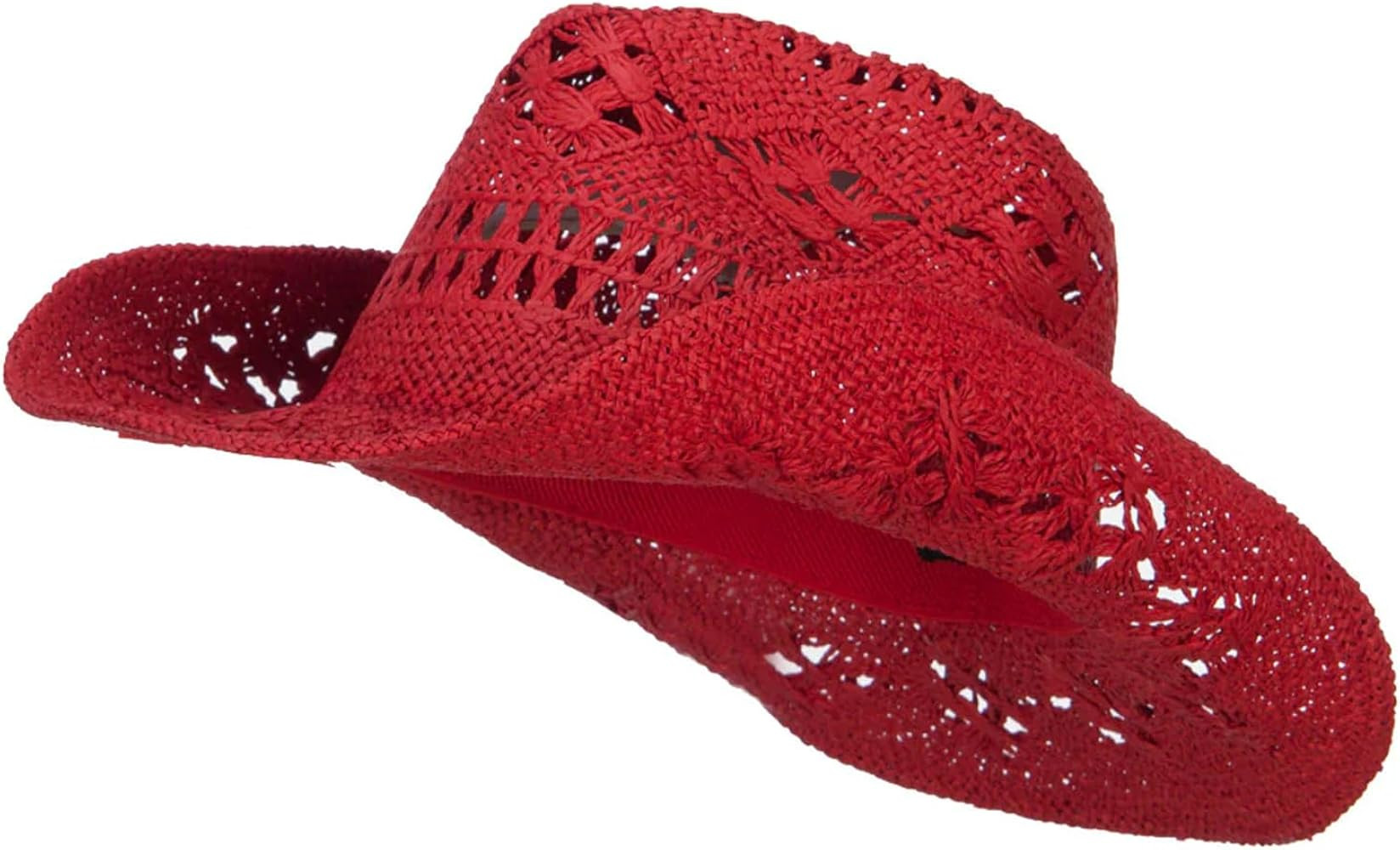 Solid Color Straw Cowboy Hat | Amazon (US)