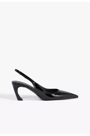 Lexi Sling Mid Patent Leather Pump | The Mile