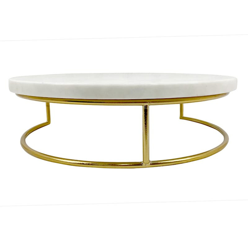 Marble Cake Stand, 12x4 | At Home