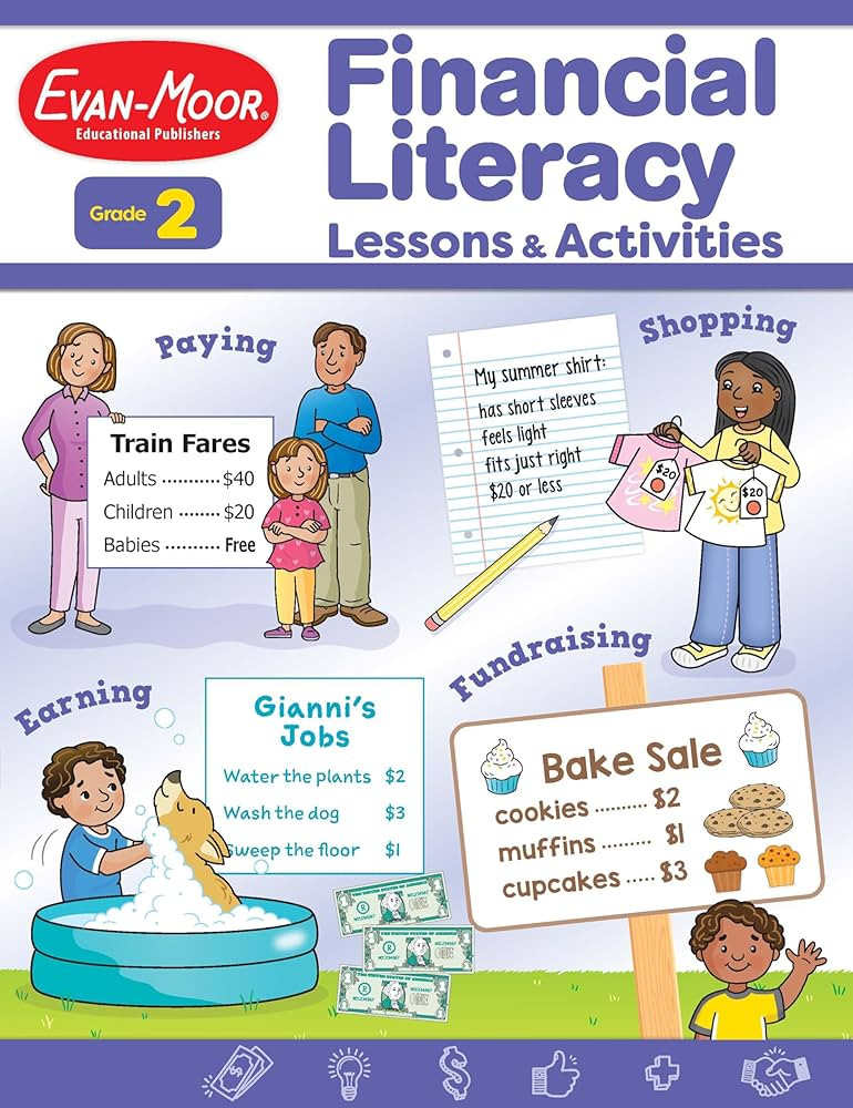 Financial Literacy Lessons and Activities for Grade 2 Teacher’s Resource Book, Reproducible Wor... | Amazon (US)