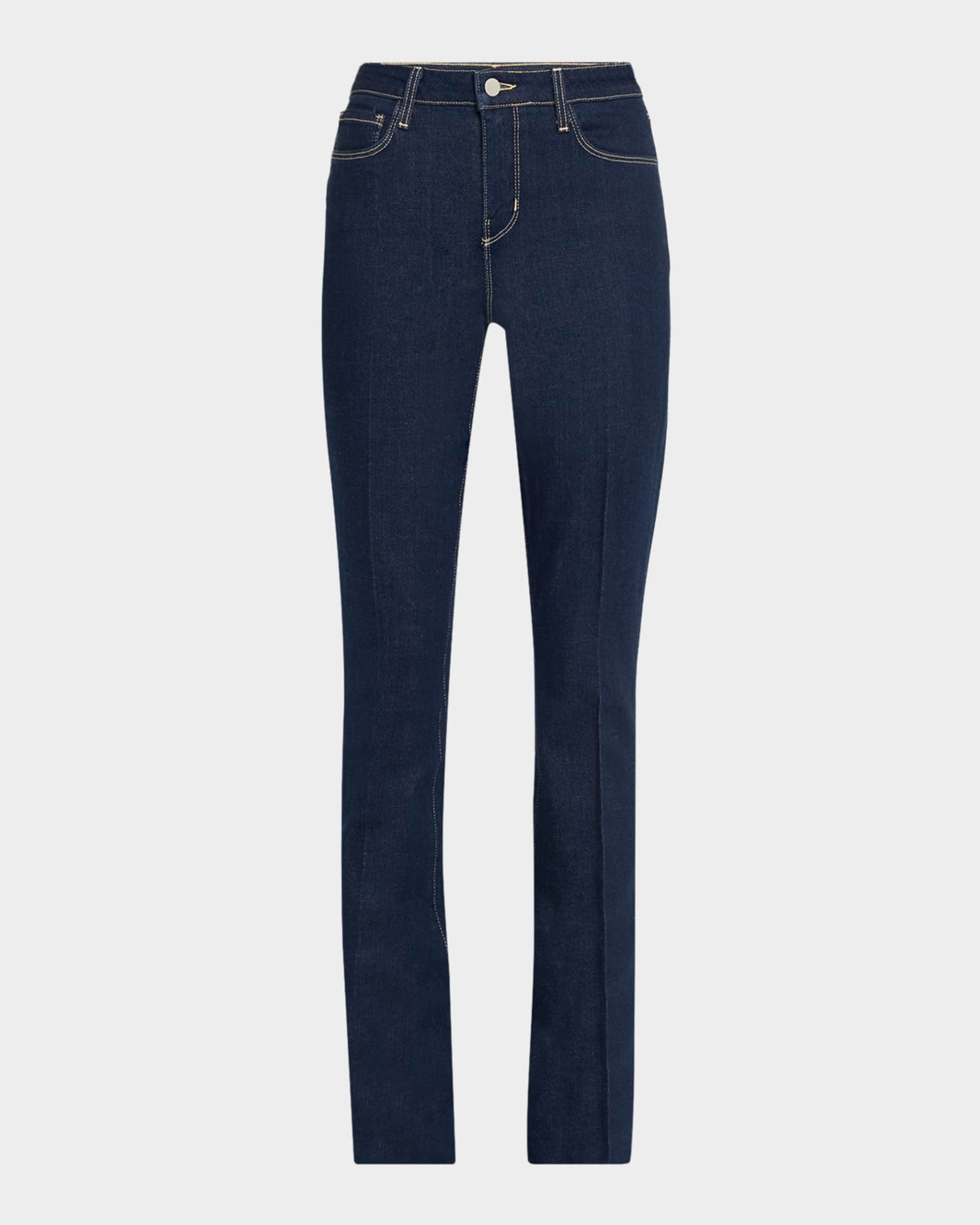 Ruth High Rise Straight Jeans | Neiman Marcus