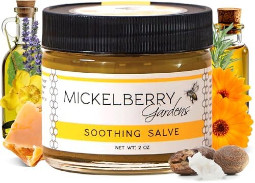Mickelberry Gardens Soothing Skin Salve – Organic Herbal Balm with Calendula, Lavender & Beeswa... | Amazon (US)