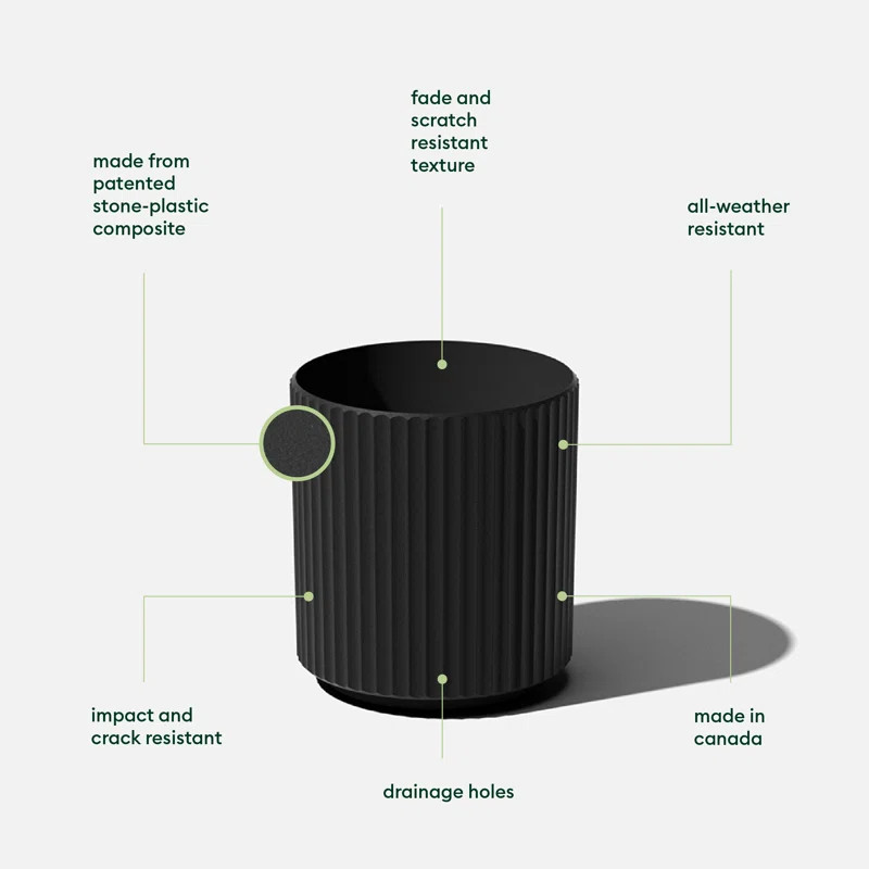 Veradek Demi Series Round Planter & Reviews | Wayfair | Wayfair North America