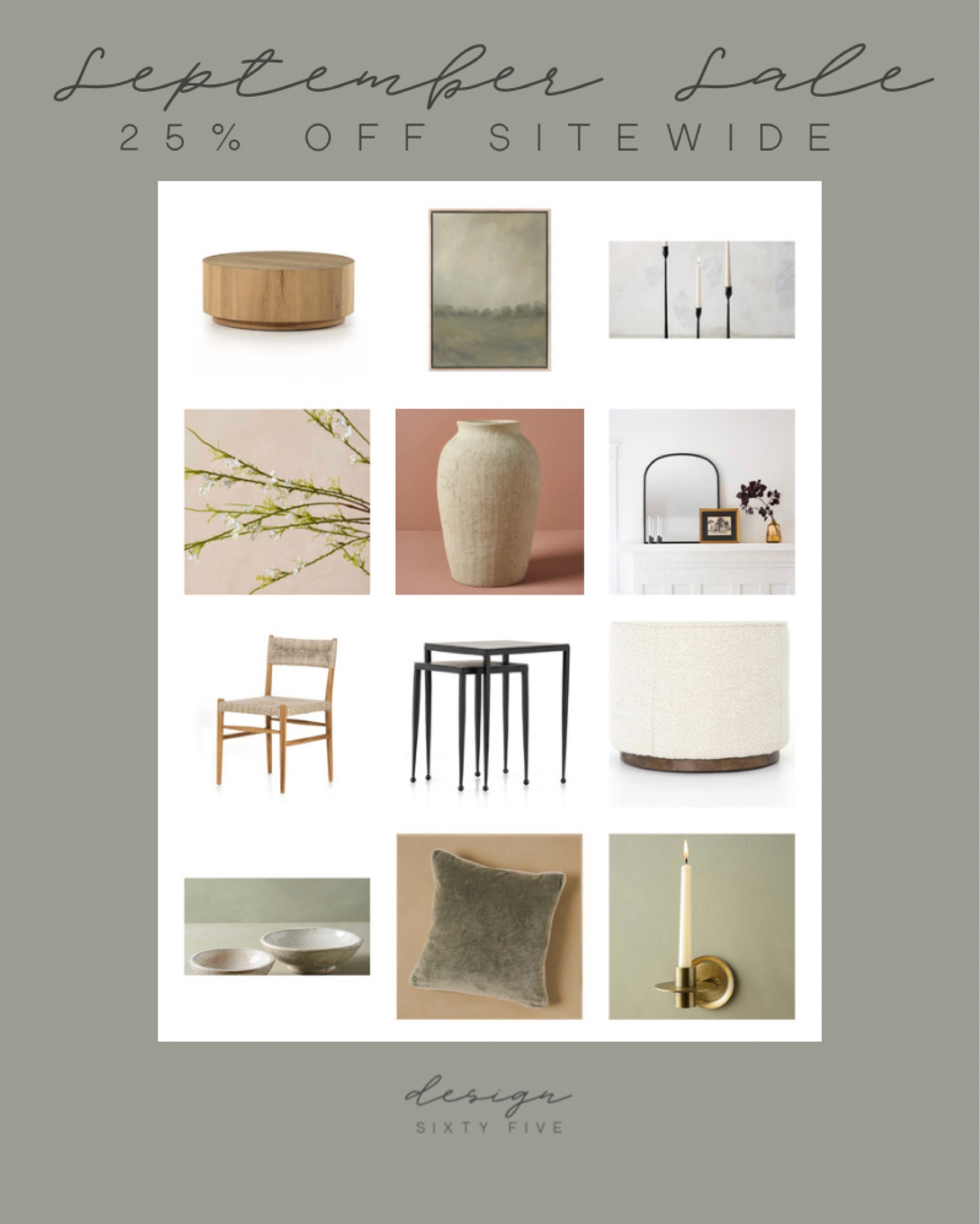 September Sale 25% off site wide  — my picks for great deals on home decor & furniture 

Labor Day sale 

#LTKSeasonal #LTKSale #LTKhome