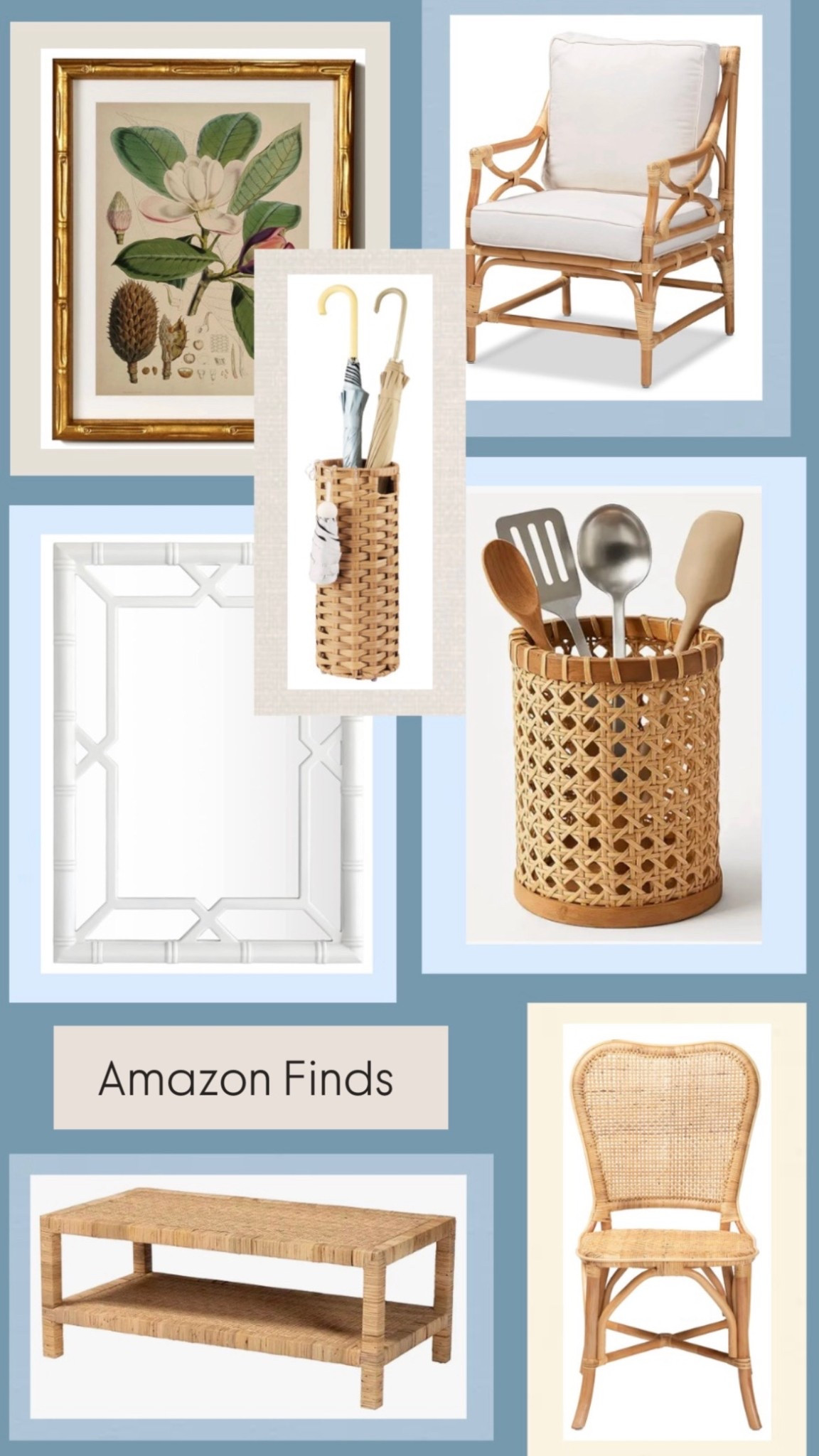 Amazon coastal rattan finds for a quick spring and summer decor update 

#LTKmomlife #LTKHome #LTKSaleAlert