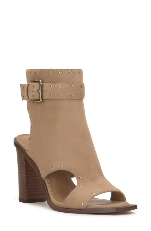 Jessica Simpson Rochha Open Toe Bootie in Almond at Nordstrom, Size 7 | Nordstrom