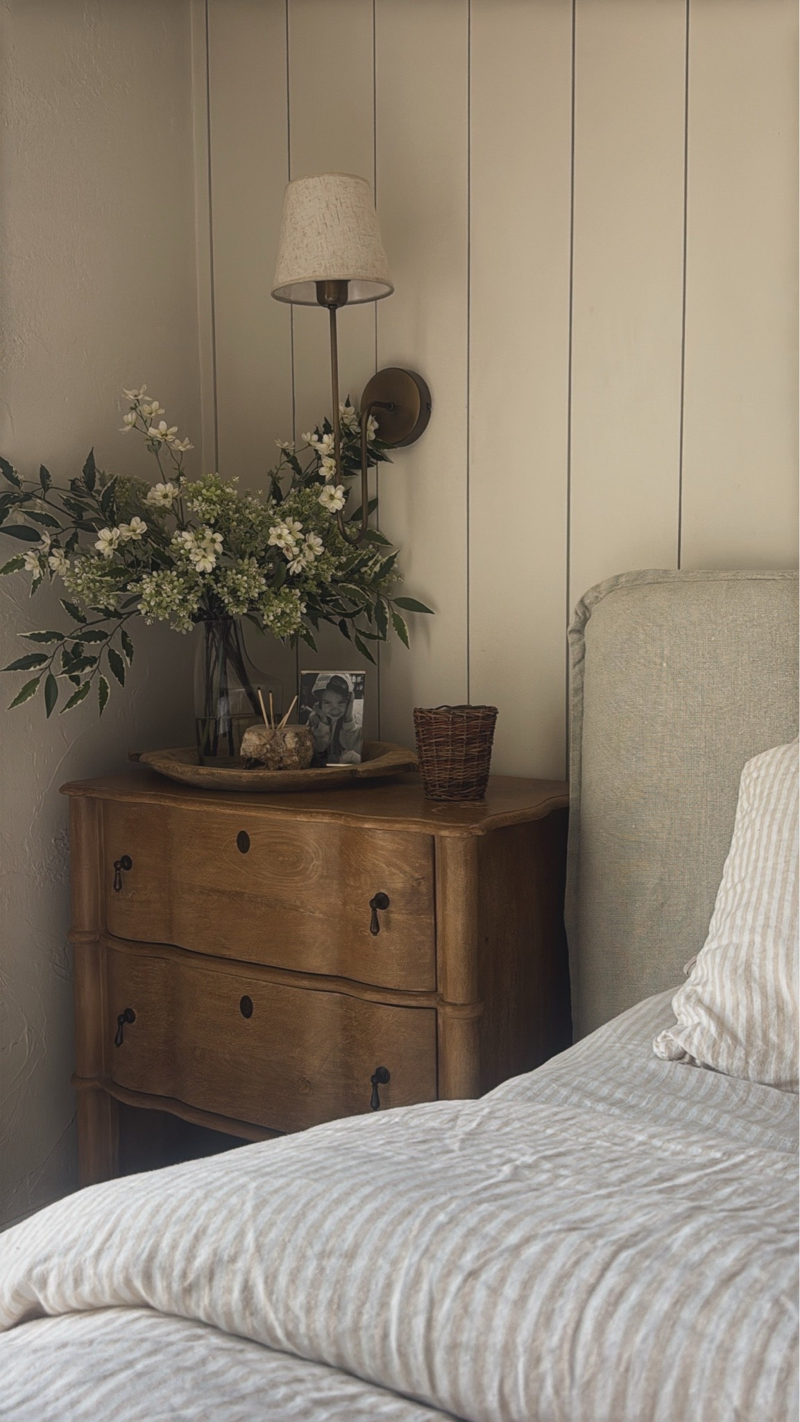 My night stands seem to not be sold anymore! Linking the Walmart ones that are still pretty wood tones and affordable!

#LTKHome