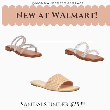Walmart sandals under $25! 

#LTKshoecrush #LTKSeasonal #LTKstyletip