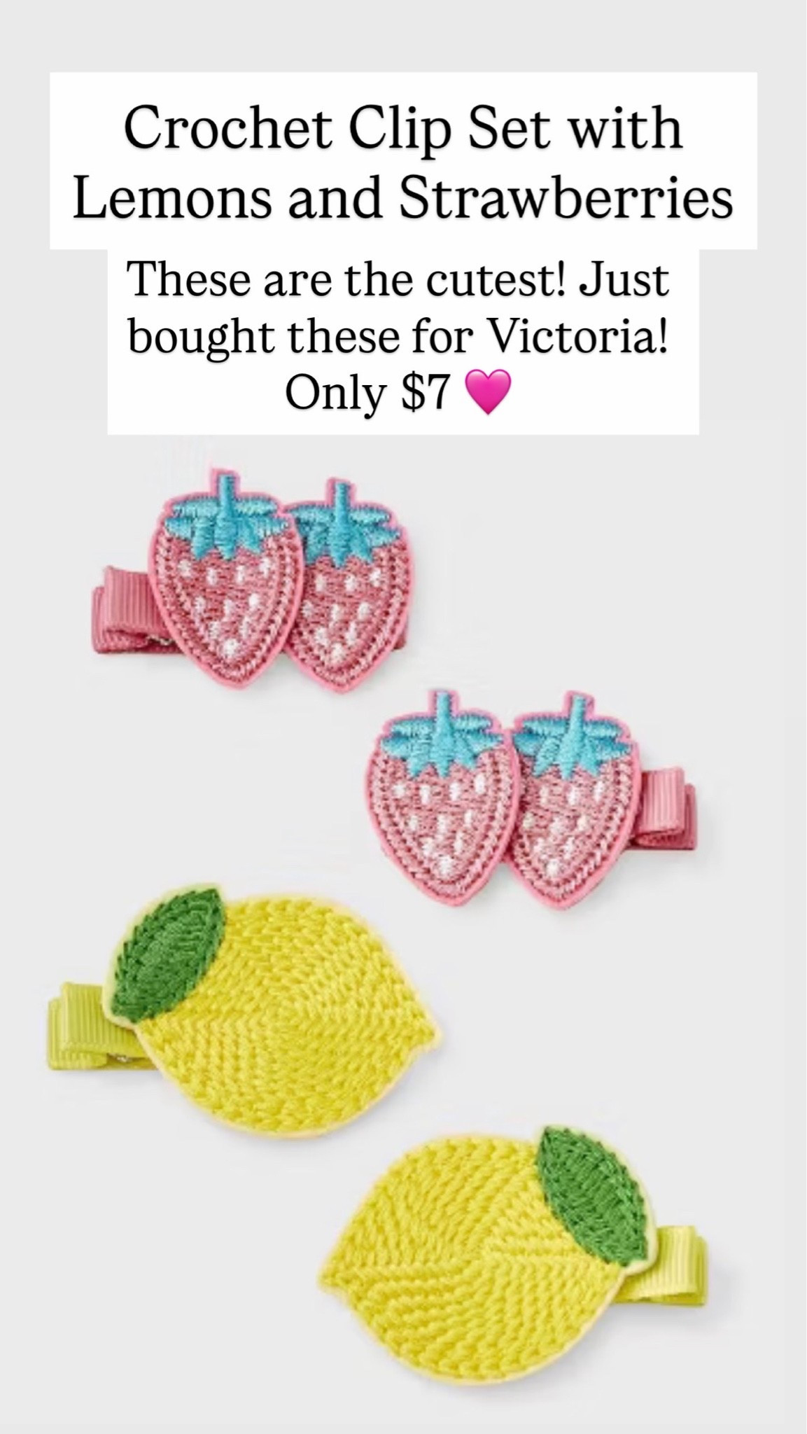 These crochet clips for my daughter are adorable!!

#LTKKids